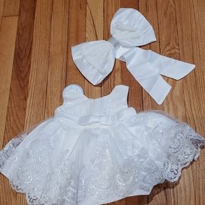NWT girls baptism dress